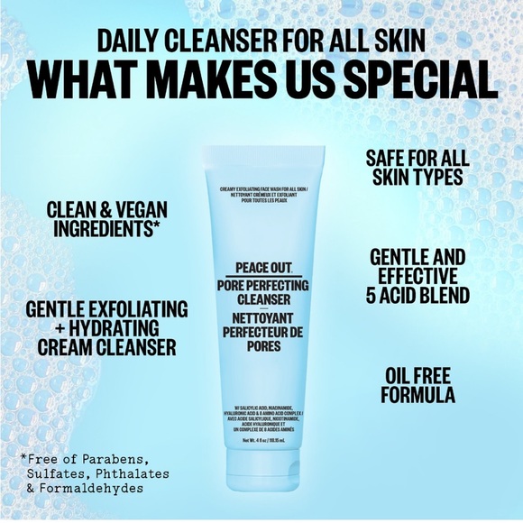 NEW Peace Out Pore Perfecting Cleanser - Picture 3 of 5